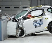 2013 Scion iQ IIHS Frontal Impact Crash Test Picture